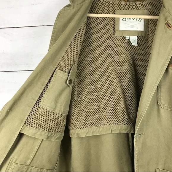 Orvis Zambezi Safari Hunting Twill Blazer Jacket